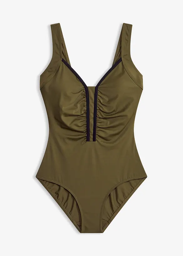 Badeanzug mit Paspel, bonprix