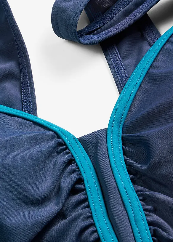 Badeanzug mit Paspel, bonprix