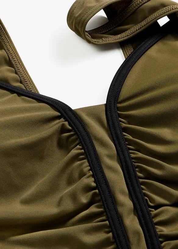 Badeanzug mit Paspel, bonprix