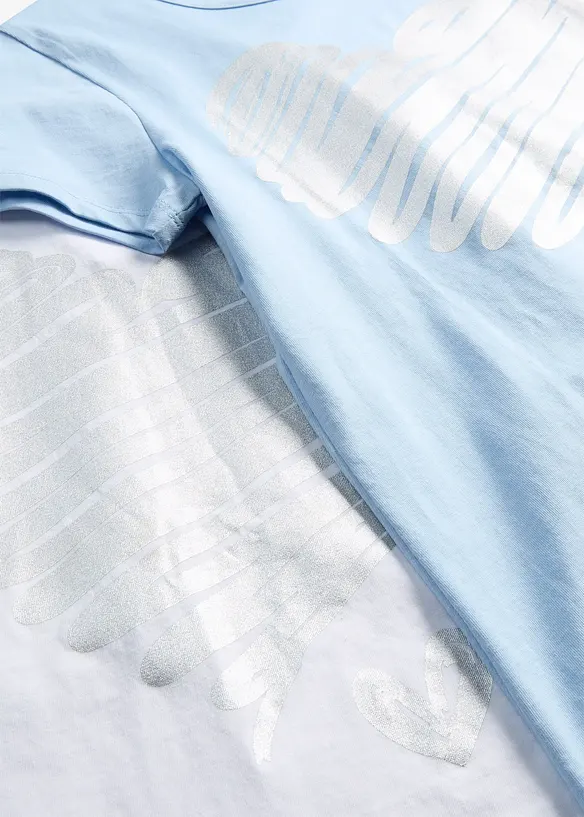 Lot de 2 T-shirts, bonprix