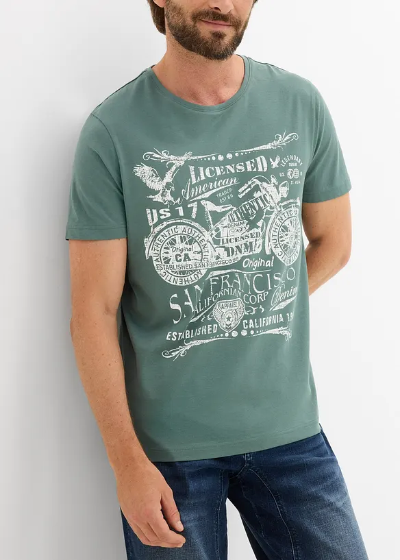 T-Shirt aus reiner Baumwolle, bonprix