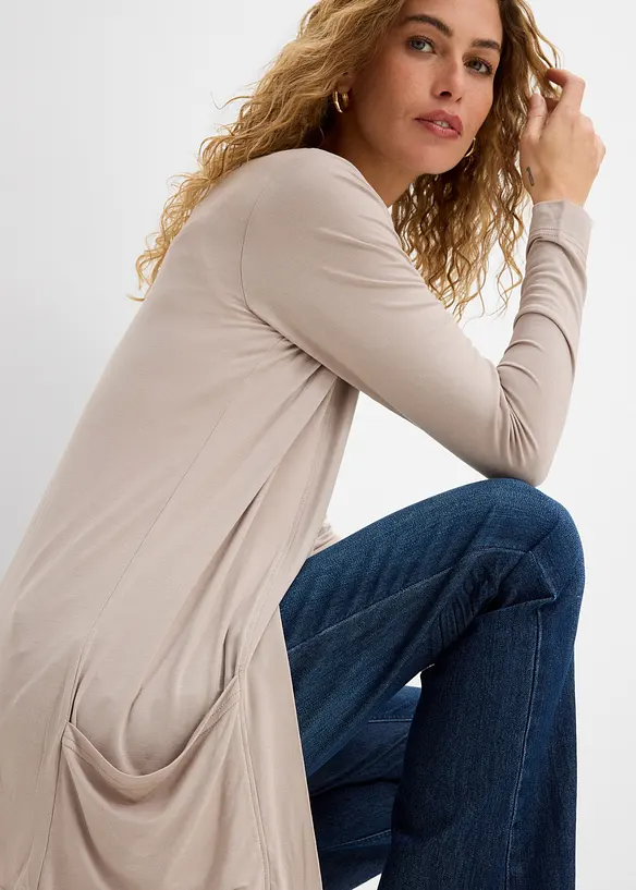 Shirtjacke aus softem Viskose-Mix, bonprix