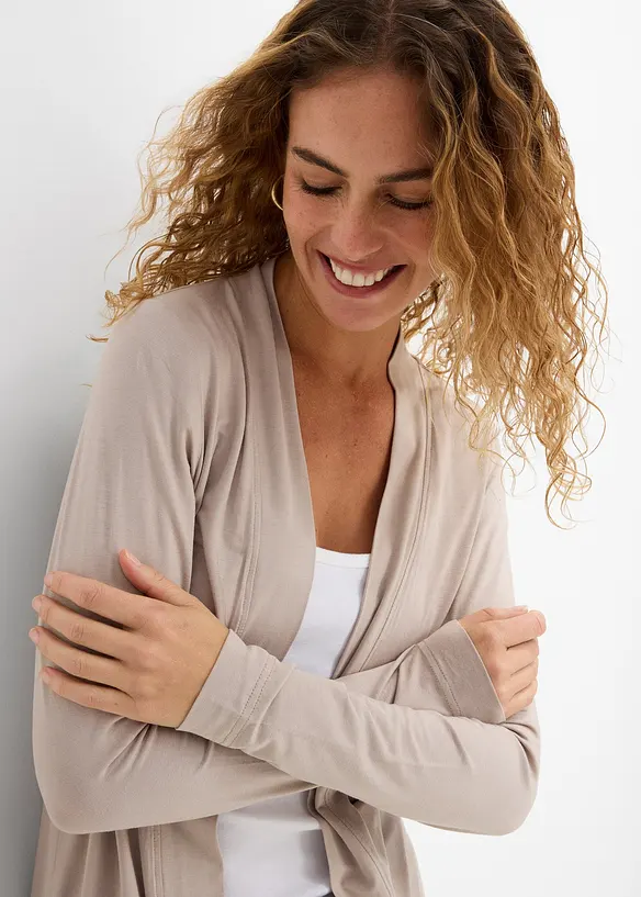 Shirtjacke aus softem Viskose-Mix, bonprix