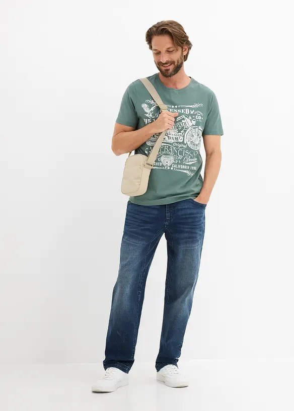 T-Shirt aus reiner Baumwolle, bonprix