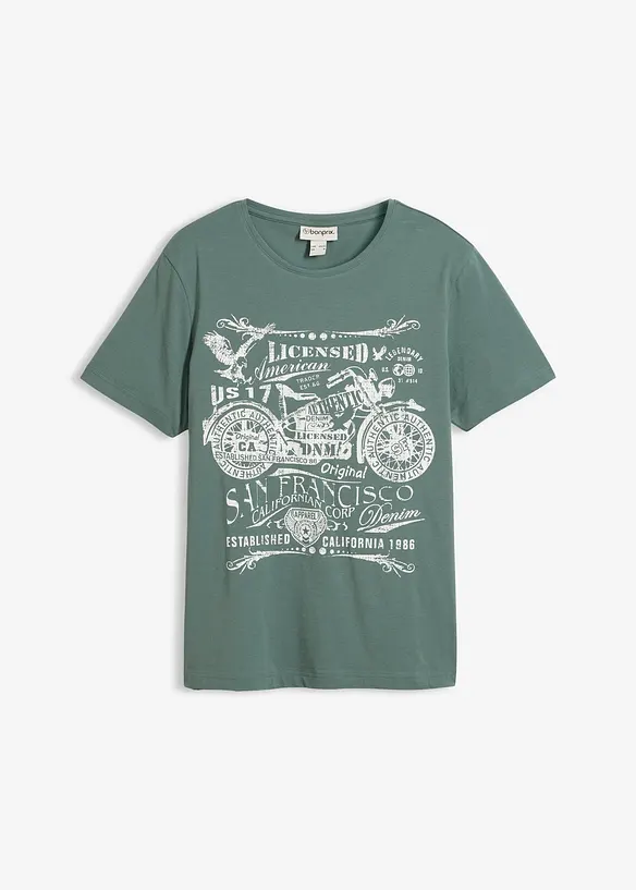 T-Shirt aus reiner Baumwolle, bonprix