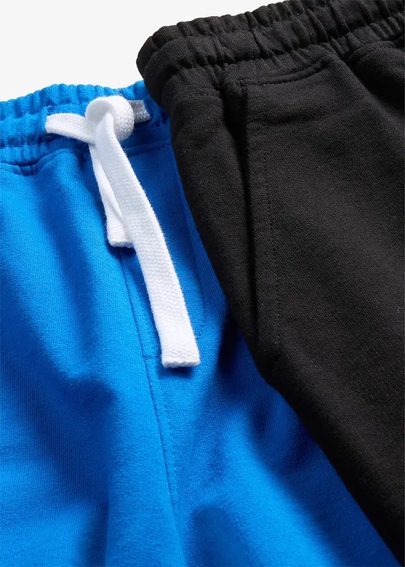 Sweat-Bermuda aus weichem Baumwol-Mix (2er Pack), bonprix