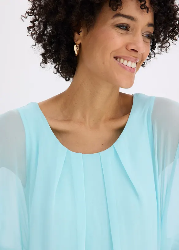 Chiffonbluse mit Untertop, bonprix