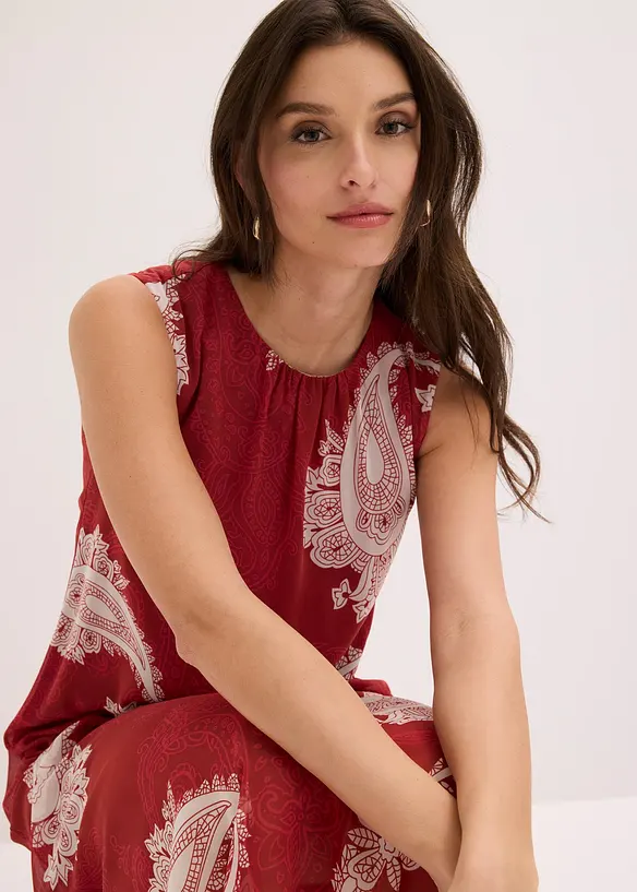 Robe longue en mousseline, bonprix