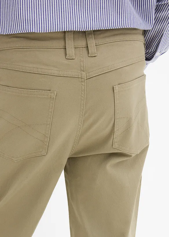 Pantalon droit et extensible, coupe classique, bonprix