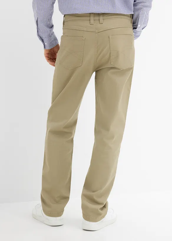 Pantalon droit et extensible, coupe classique, bonprix