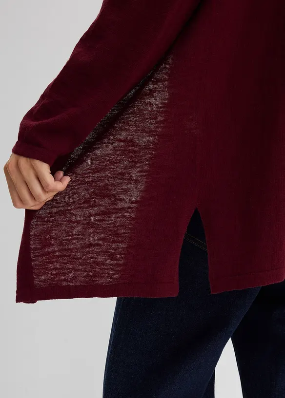 Gilet en maille 100% coton flamm&eacute;, bonprix