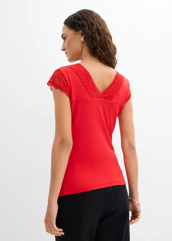 T-shirt doux en viscose extensible, bonprix