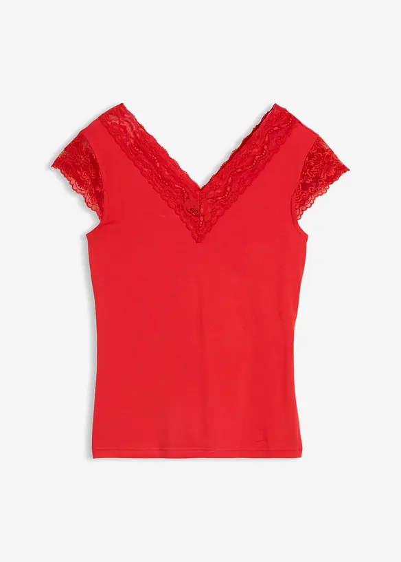 T-shirt doux en viscose extensible, bonprix