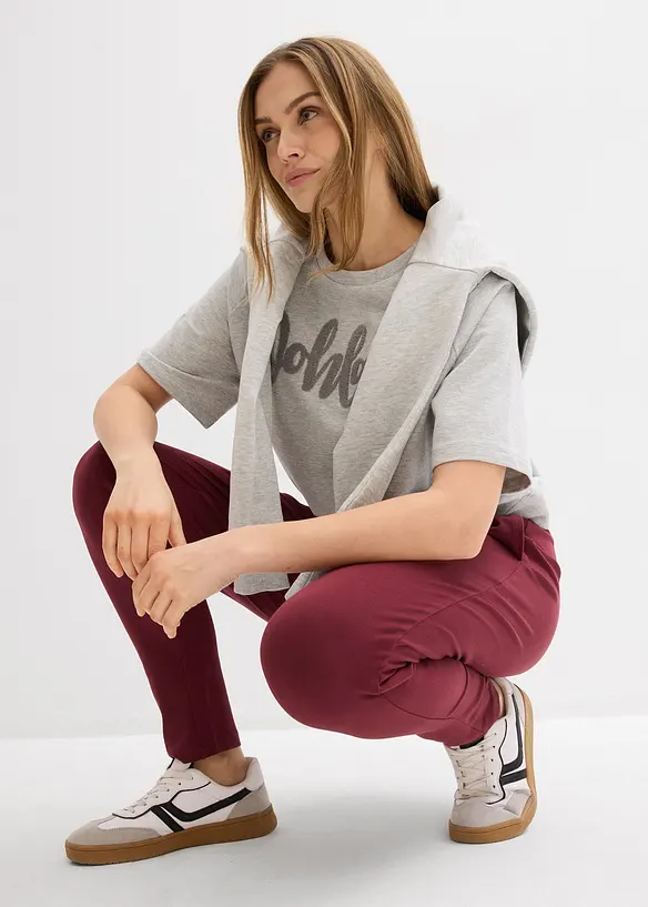 Jerseyhose aus Baumwoll-Mix, bonprix