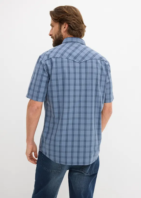 Kurzarmhemd aus reiner Baumwolle, bonprix