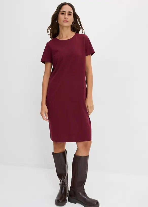 Jerseykleid aus reiner Baumwolle (2er Pack), bonprix
