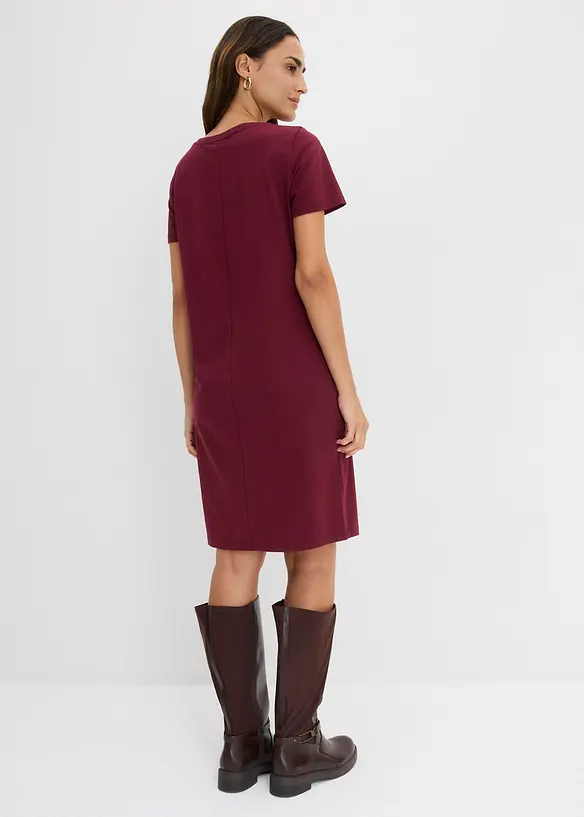 Jerseykleid aus reiner Baumwolle (2er Pack), bonprix