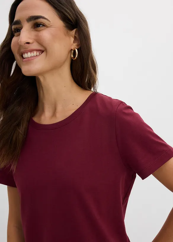 Jerseykleid aus reiner Baumwolle (2er Pack), bonprix