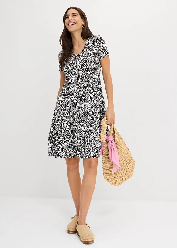 Jerseykleid aus Viskose-Mix, bonprix