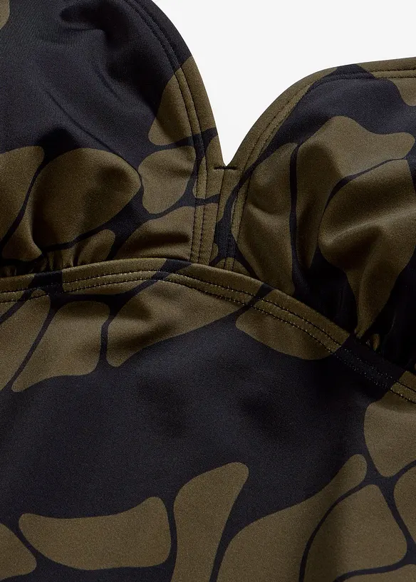 Medium Shape-Badeanzug mit V-Ausschnitt, bonprix