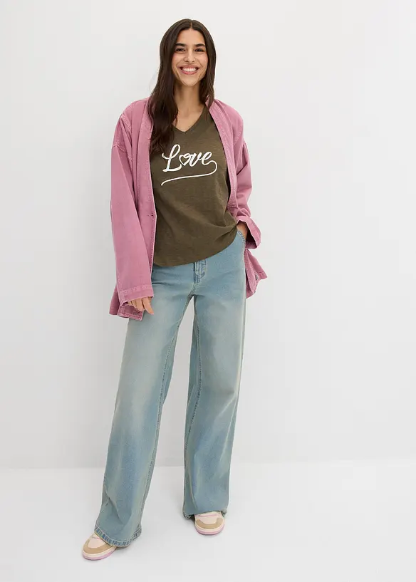 T-shirt &agrave; imprim&eacute;, bonprix