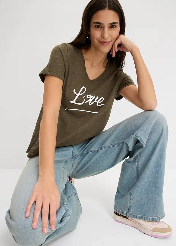 T-shirt &agrave; imprim&eacute;, bonprix