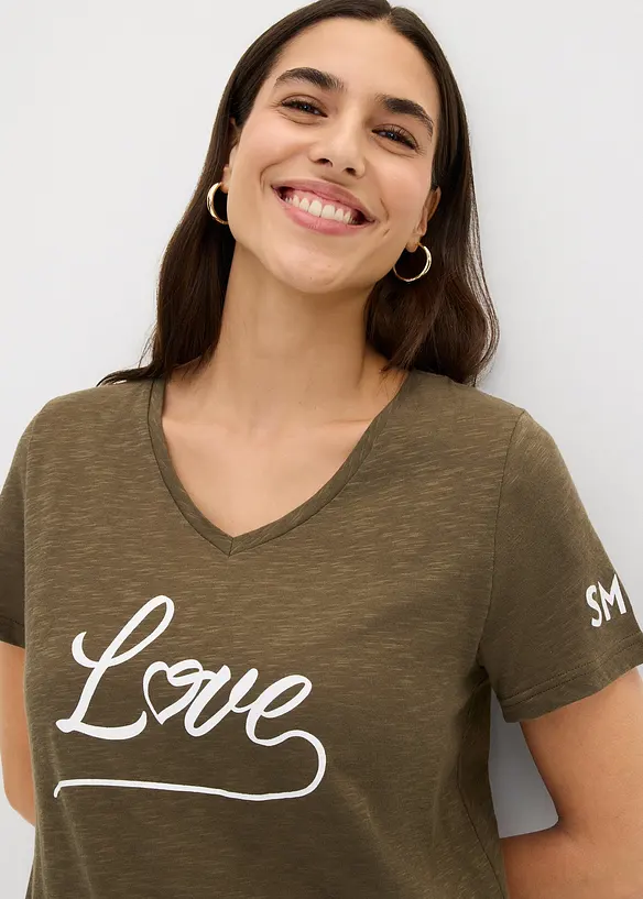 T-shirt &agrave; imprim&eacute;, bonprix