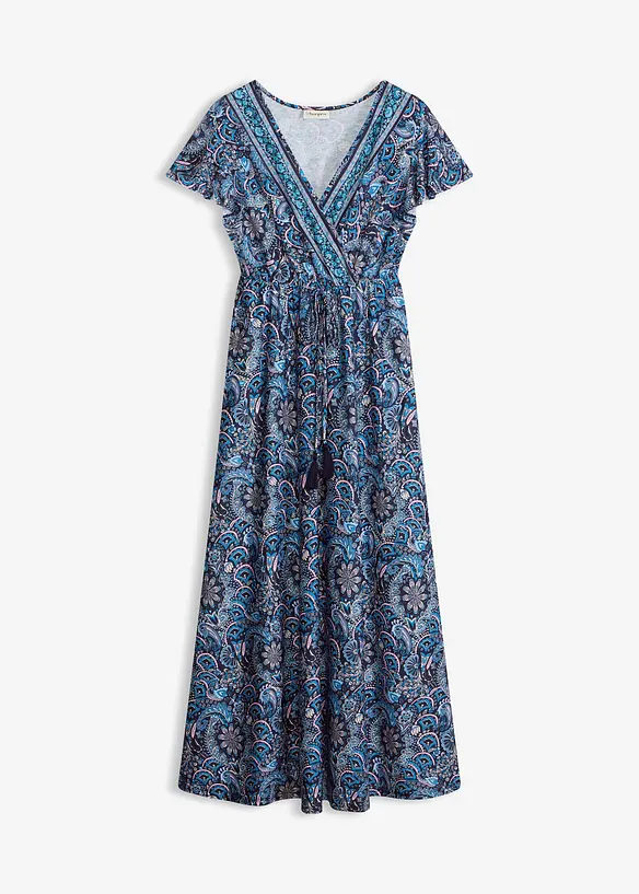 Bedrucktes Jersey-Maxikleid, bonprix