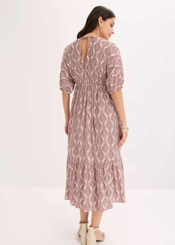 Robe midi en viscose fluide, bonprix