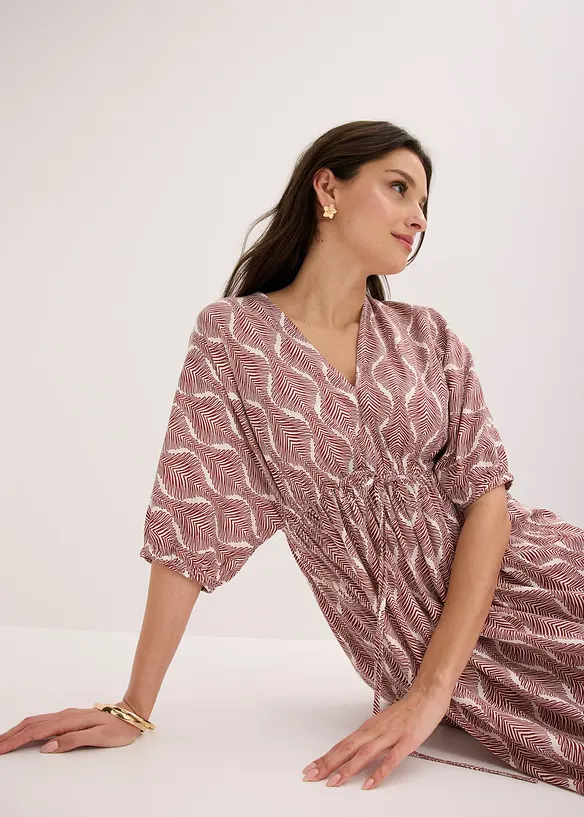 Robe midi en viscose fluide, bonprix