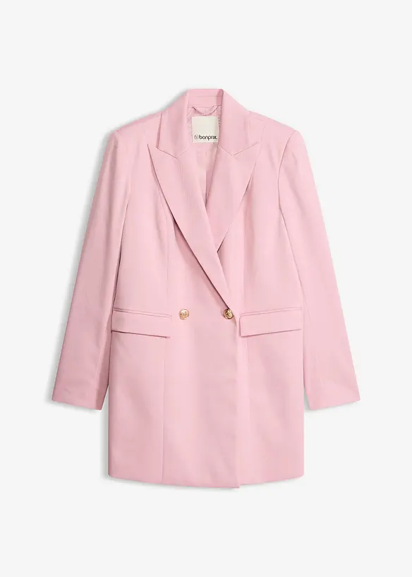 Long blazer &agrave; boutons d&eacute;coratifs, bonprix