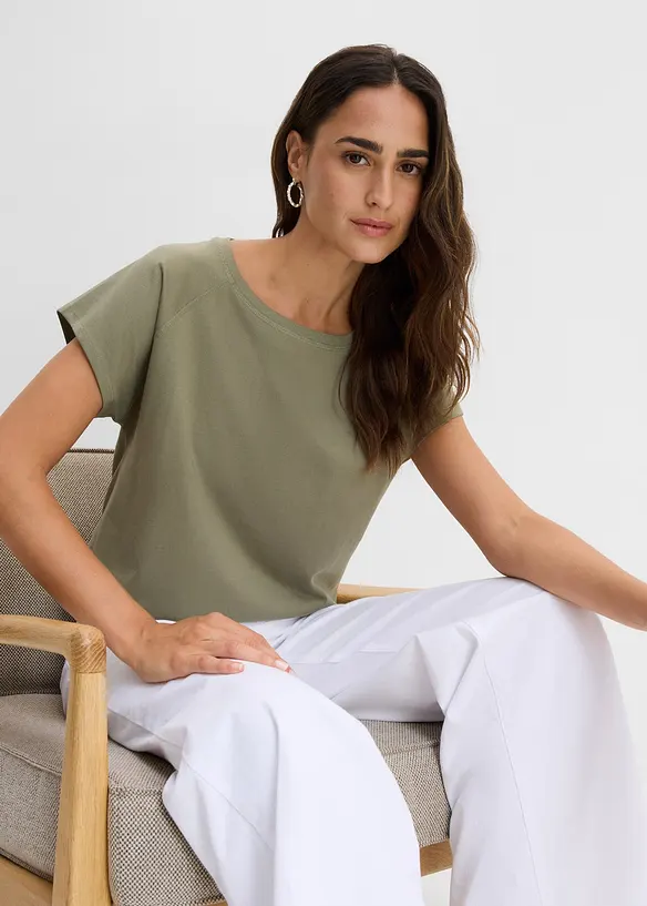 T-Shirt aus reiner Bio-Baumwolle, bonprix