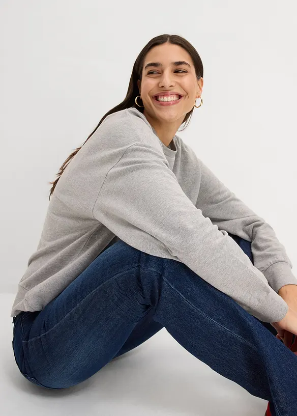 Sweat oversize avec broderie, bonprix