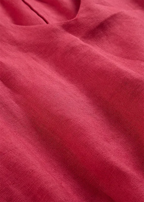 Kleid aus reinem Leinen, 3/4 Arm, bonprix