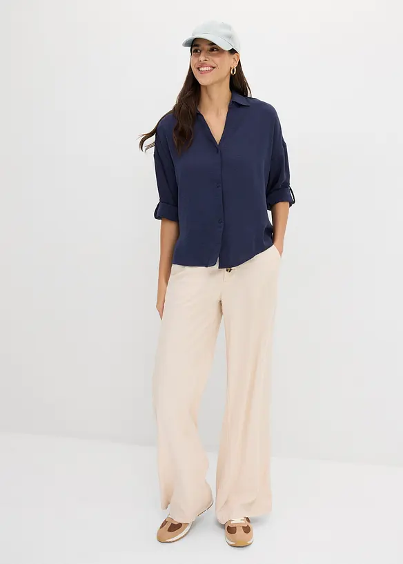 Bluse aus leichtem Cr&ecirc;pe, bonprix