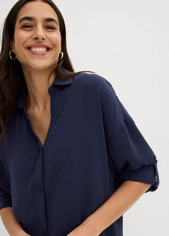 Bluse aus leichtem Cr&ecirc;pe, bonprix
