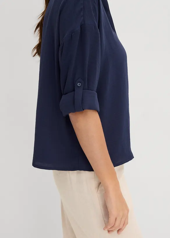 Bluse aus leichtem Cr&ecirc;pe, bonprix