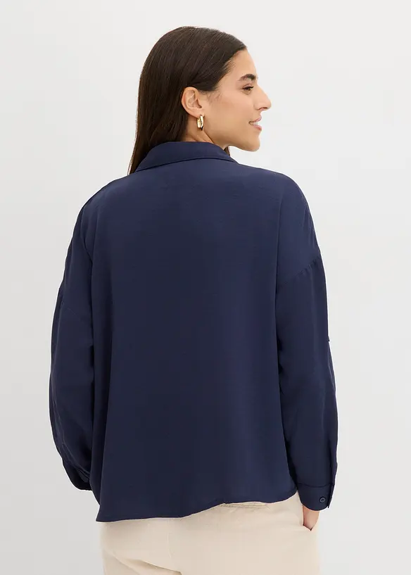 Bluse aus leichtem Cr&ecirc;pe, bonprix