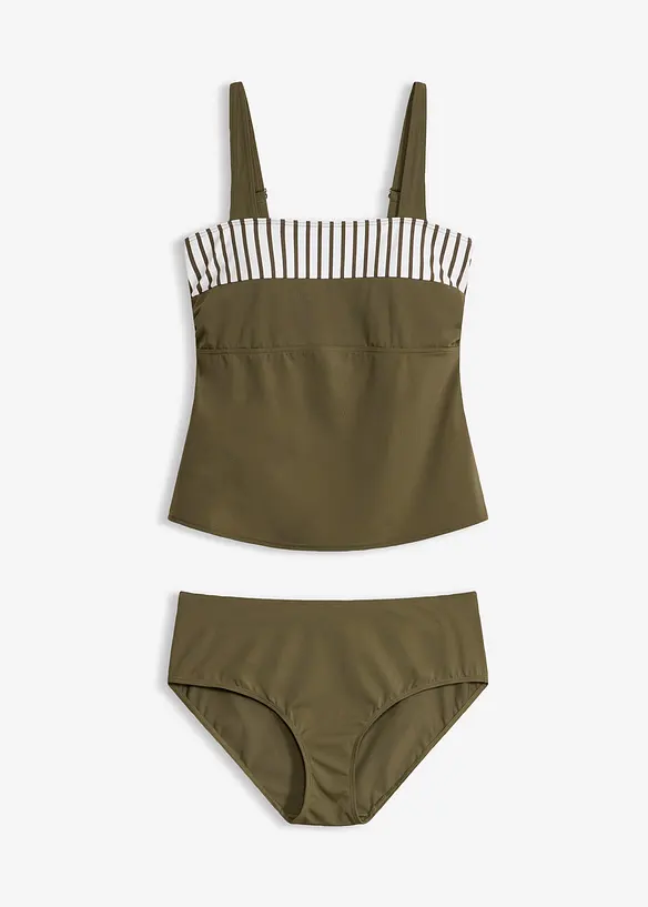 Tankini mit breiteren Tr&auml;gern (2-tlg.Set), bonprix