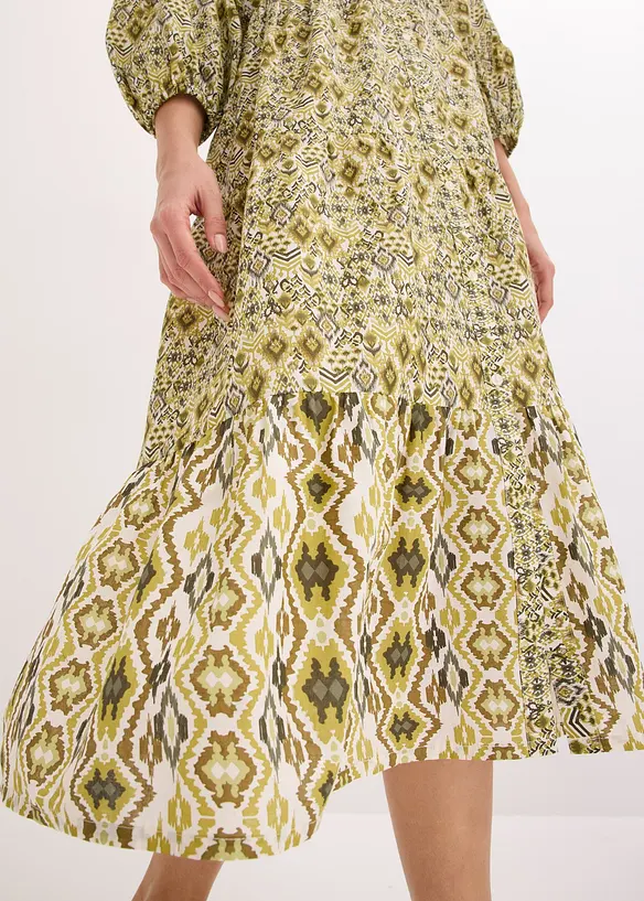 Midikleid aus leichter Baumwolle, bonprix
