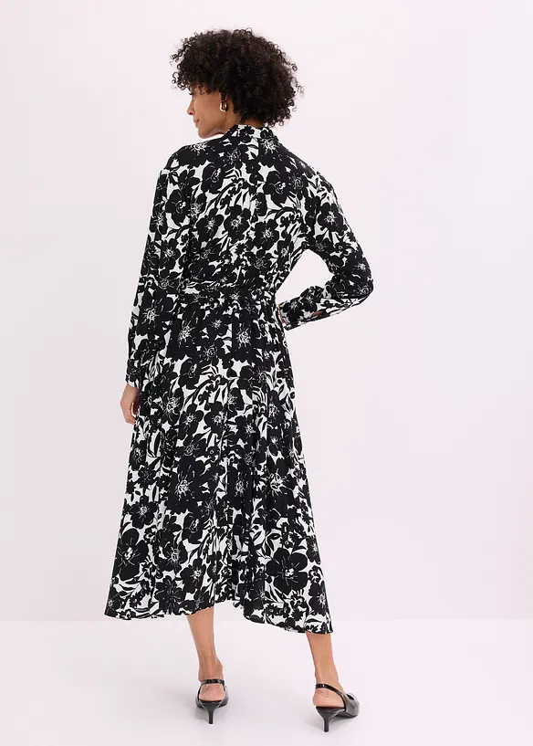 Hemdblusenkleid aus Viskose, bonprix