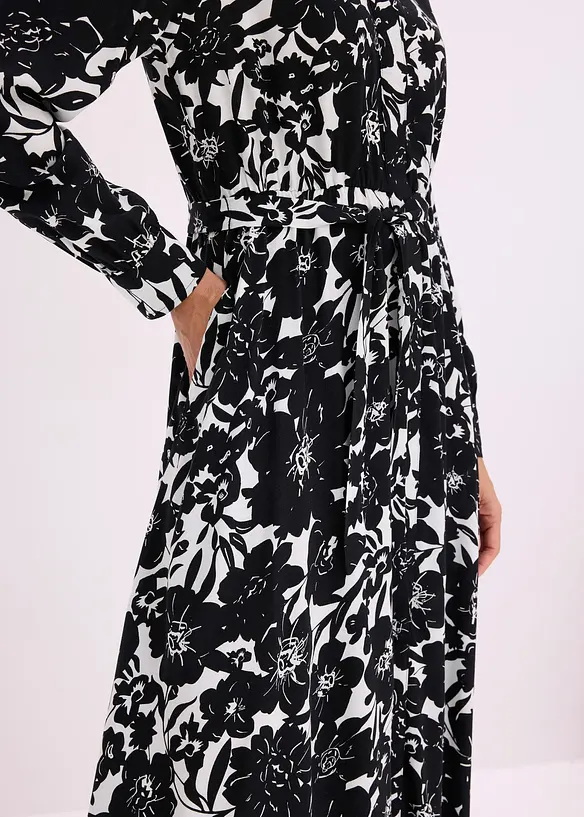 Hemdblusenkleid aus Viskose, bonprix