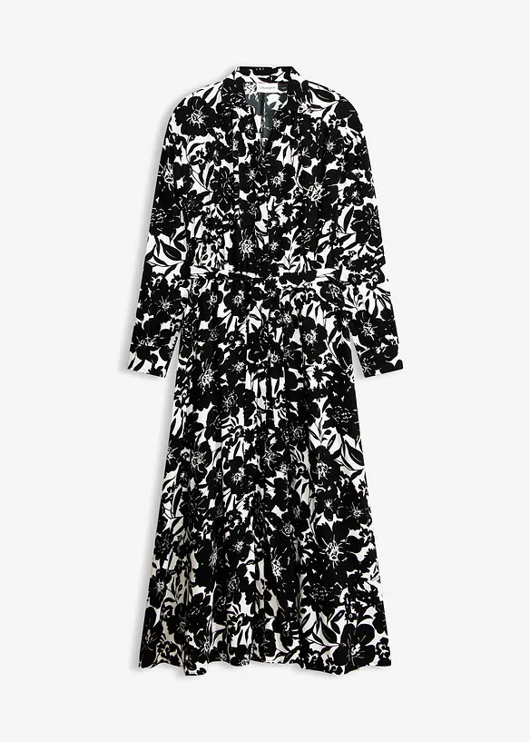 Hemdblusenkleid aus Viskose, bonprix