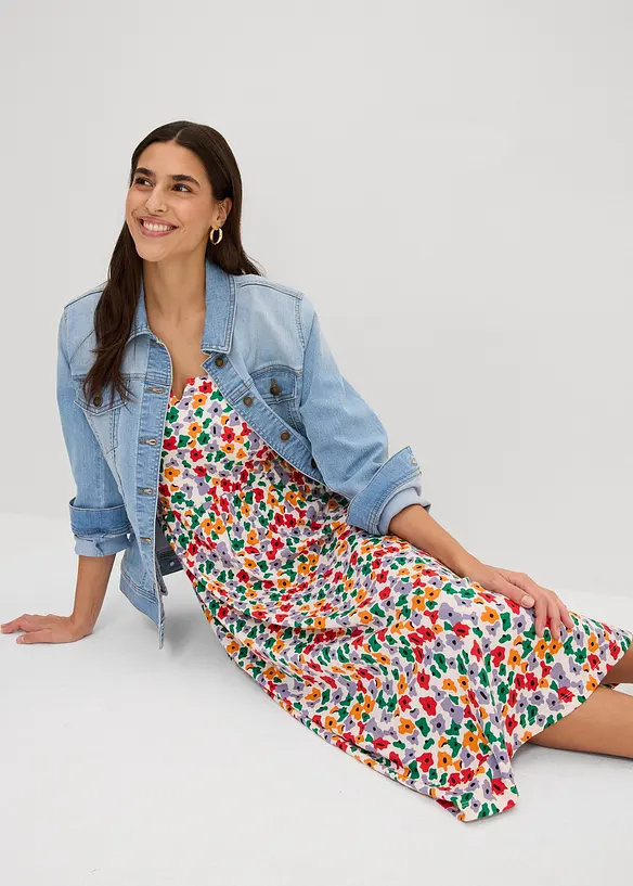 Shirtkleid aus Baumwoll-Viskose-Mix, bonprix