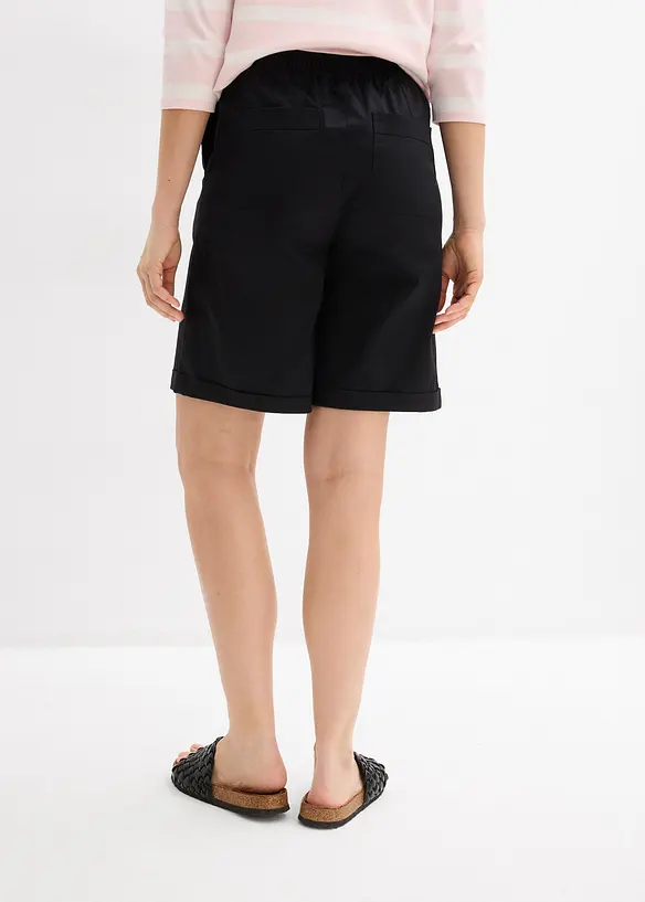 Papertouch-Bermuda aus Baumwoll-Mix, bonprix
