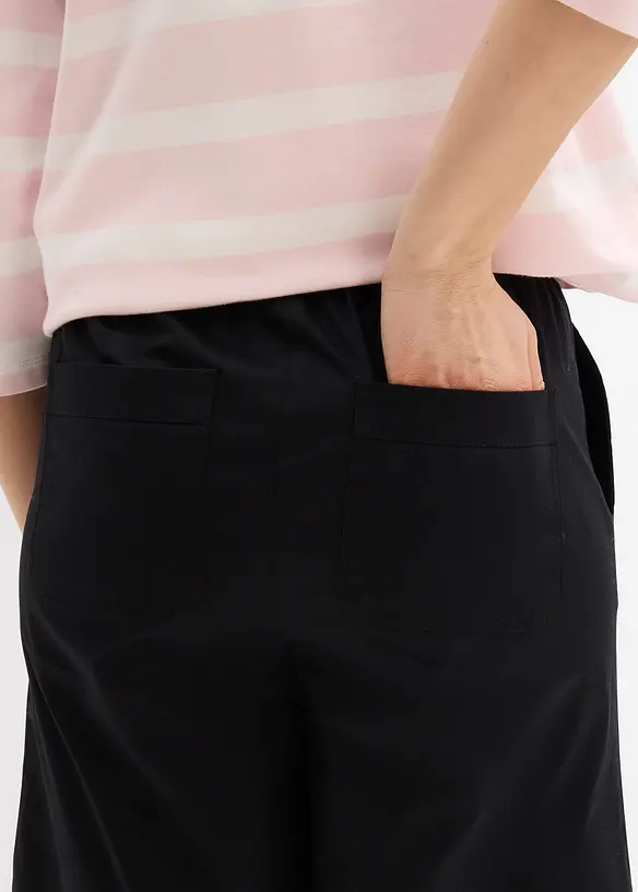 Papertouch-Bermuda aus Baumwoll-Mix, bonprix