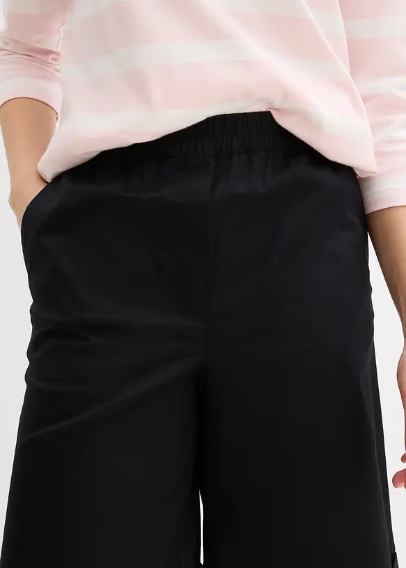 Papertouch-Bermuda aus Baumwoll-Mix, bonprix