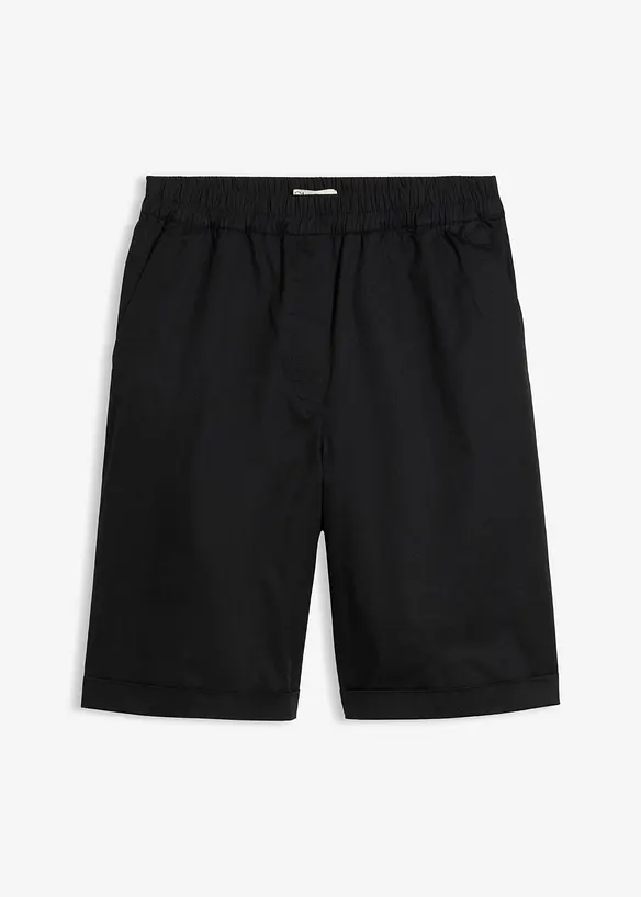 Papertouch-Bermuda aus Baumwoll-Mix, bonprix