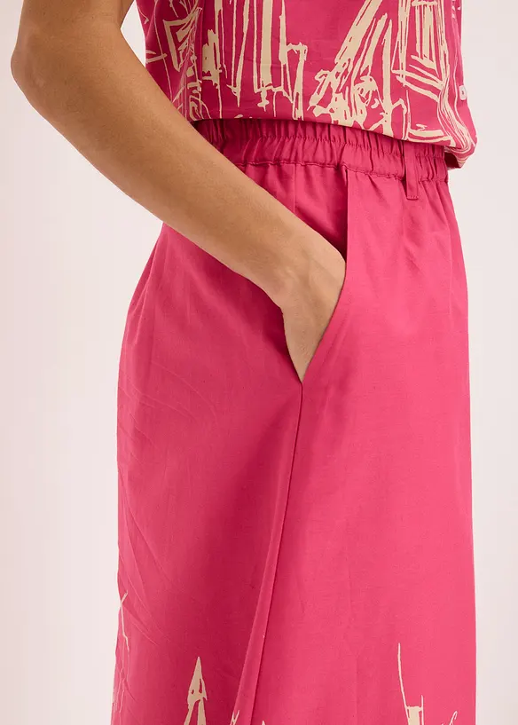 Midirock aus reiner Bio-Baumwolle, bonprix