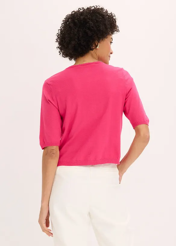 Feinstrickjacke aus feinem Viskose-Mix, bonprix